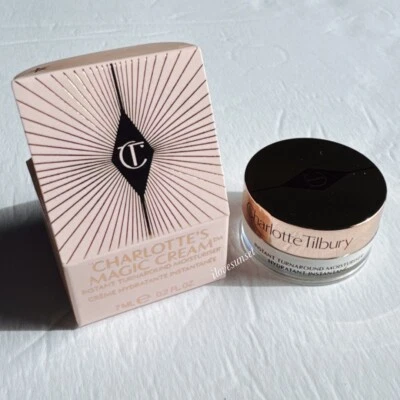 全新带盒 {Charlotte Tilbury} 魔术霜 - 即时周转保湿霜 - 0.2 液量盎司 — 第 1/4 张图片