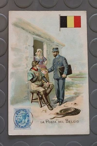 Postkarte Reklameschild Brioschi Lysoform Postfrisch 1900 1909 Oldtimer Belgien - Picture 1 of 2