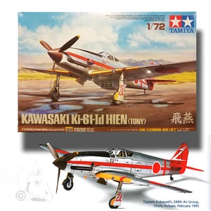 KIT MODELO PRECISIÓN TAMIYA 607891/72 KAWASAKI Ki-61-Id HEIN (TONY) - Imagen 1 de 4