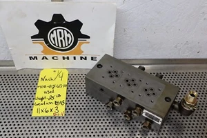 NACHI MOB-01Y-W3-10 Base Block Used With Warranty See All Pictures - Picture 1 of 17