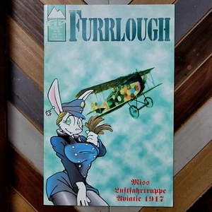 FURRLOUGHS #40 (Antarctic/Radio Comix 1996) ¡Anthropomorphics! Funda Shon Howell - Imagen 1 de 4