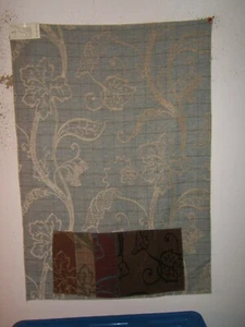 G P & J Baker, Scot's Float, Floral Novelty, Color Blue - Picture 1 of 1