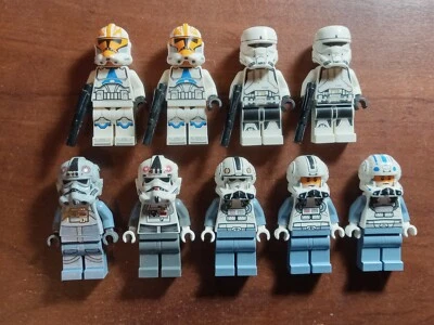 Lego Star Wars minifigure lot Clone Trooper Ahsoka Rogue One Andor ARC-170 Rebel - Image 1 of 4