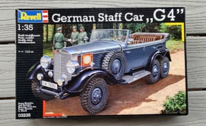 REVELL 1/35 SCALE WW II GERMAN " G4 " 6 WHEELED STAFF CAR MODEL KIT # 03235 F/S - Bild 1 von 12