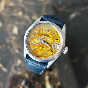 A MEGA RARE VINTAGE 1953 ROLEX OYSTER TROPICAL ""STAR"" DIAL REF. 6266 RED DATE - Picture 1 of 9