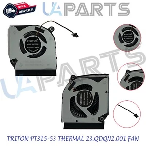 For Acer Predator Triton PT315-53 Thermal Cooling Fans CPU & GPU 23.QDQN2.001 - Afbeelding 1 van 4