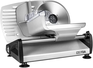 Cortadora de fiambres eléctrica, cortadora de alimentos de 200 W con corte de 0 - Imagen 1 de 12