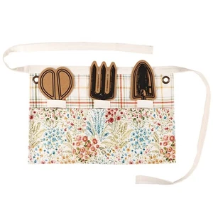 Floral Pattern Gardening Half Apron - Picture 1 of 4