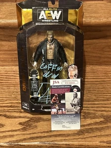 Handsignierte Darby Allin AEW Figur konkurrenzlos Serie 3 beschriftet Sarg Tropfen JSA - Bild 1 von 23