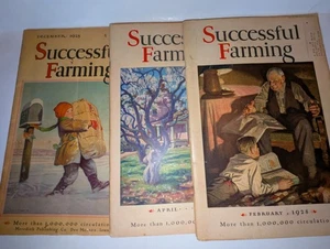 Lot of 3 Successful Farming Magazine 1928 (Feb, Apr, Dec) Vintage Farm Life - Picture 1 of 19