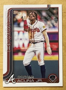 Ronald Acuna Jr. 2025 Topps Baseball #207 Atlanta Braves Mint - Bild 1 von 3