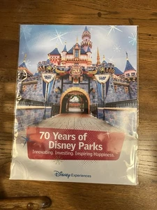 Disney Experiences Brochure 70 Years Of Disney Parks - Picture 1 of 1
