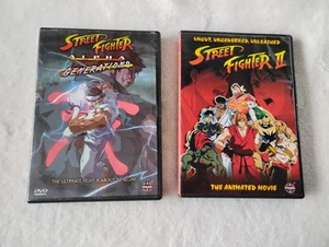 DVD Street Fighter Alpha Generations & Street Fighter 2 Animated Movie - Imagen 1 de 13