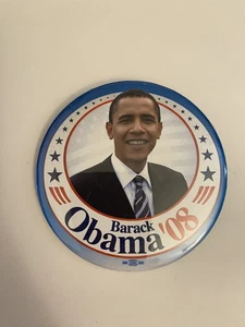 Barack Obama '08 Pin Botón Trasero P78 - Imagen 1 de 3