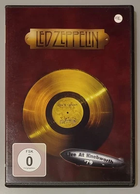 LED ZEPPELIN - LIVE AT KNEBWORTH 1979 (Aug. 4th) DVD FULL SHOW Rare Out of Print - Immagine 1 di 4