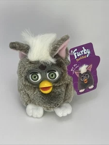 Furby Buddies 1999 Soft Plush Bean Toy Vintage big, good brown white pink - Picture 1 of 11