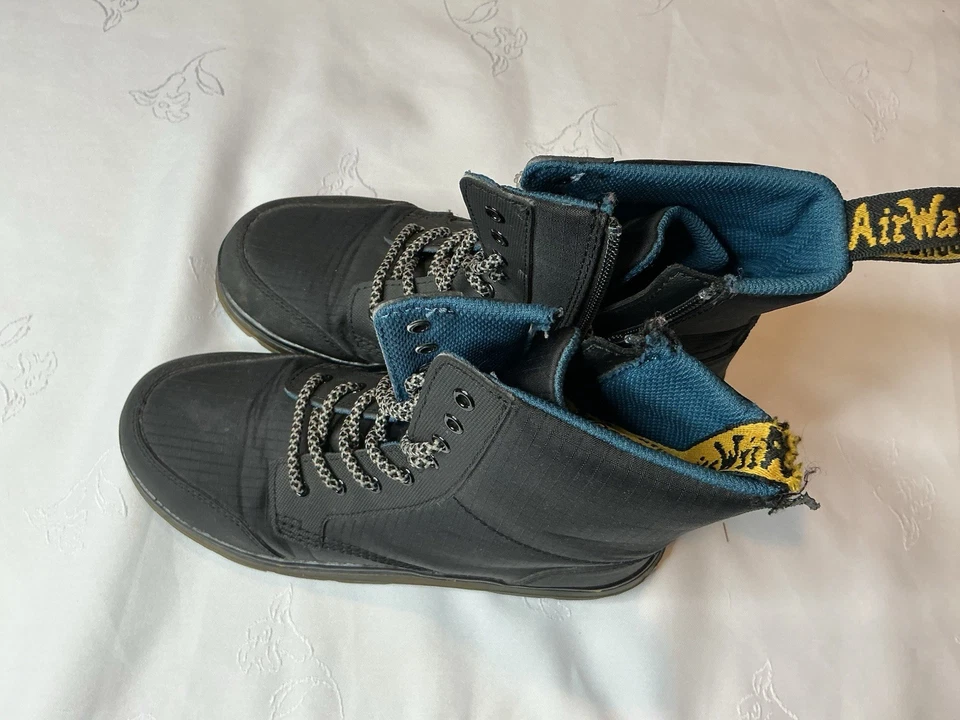 Ботинки Dr. Martens Doc Combs J боевые на шнуровке 36 на молнии черные мужские 4 женские 5 - Изображение 1 из 4