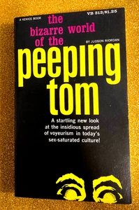 Peeping Tom by Judson Riordan/ Pulp Paperback/ 1967 First/ Near Fine - Picture 1 of 2