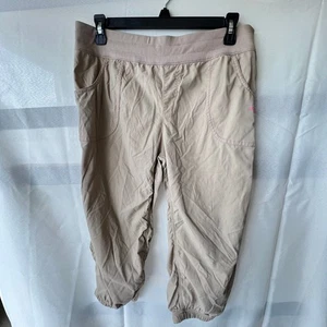 The North Face Girl's Quick Dry Capri Pants Size XL 18 Khaki - Picture 1 of 10