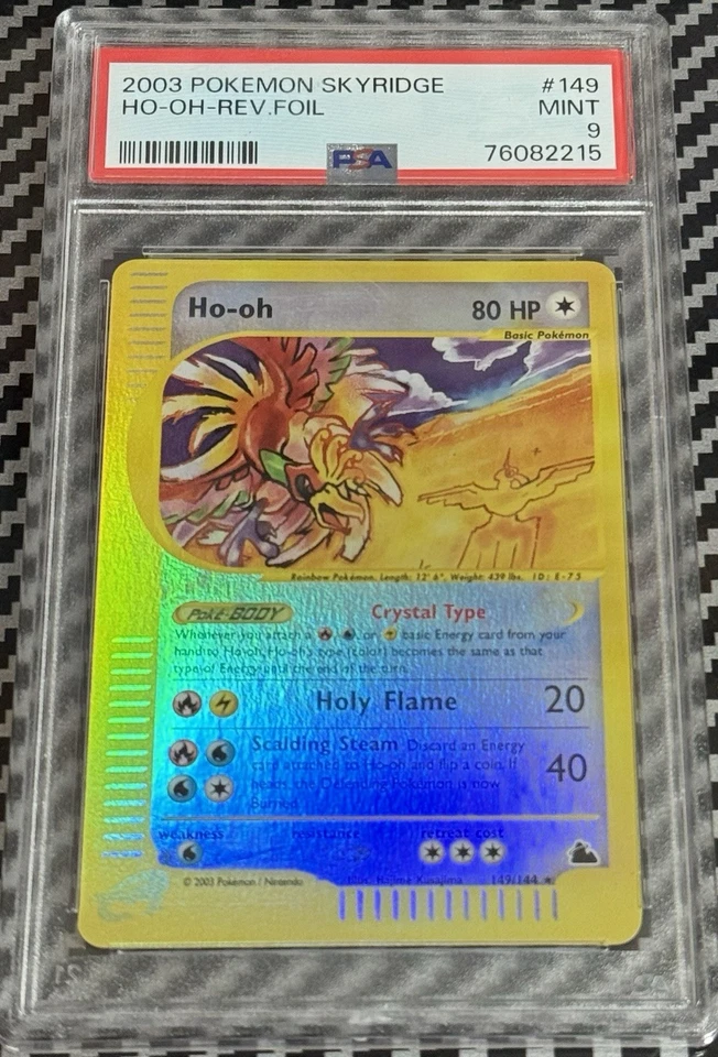 2003 Pokemon Skyridge # 149 Ho-Oh Reverse Foil PSA 9 Card MINT! Trusted Seller! - Image 1 of 4