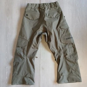 Burton Dry Ride Ski Snowboard Green Pants Size Medium Dryride C1 - Picture 1 of 7