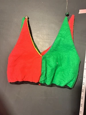 Sombrero Bufón con Campanas Colorido Rojo Verde Amarillo Con Campanas Talla Única Adultos Foto 1 de 2