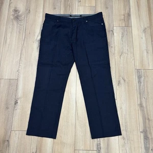 Ermenegildo Zegna Pants Mens 40x30 Blue Wool 5-Pocket Designer City Business A+ - Picture 1 of 13