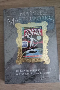 MARVEL MASTERWORKS 15 PLATEADO SURFISTA HC VERDADERA VARIANTE /560 SELLADO MARVEL RARO FUERA DE IMPRENTA - Imagen 1 de 4
