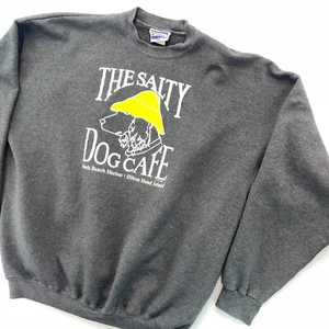 Vintage The Salty Dog Cafe Sweatshirt Adult XL Coastal Crewneck 80s Retro 1989 - Picture 1 of 14