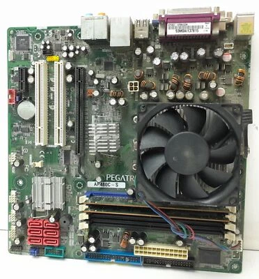 Pegatron AP4800C-S/RM - AMD Athlon 4850e 2,5 GHz - DDR3 - 2 GB de RAM - Motherboard... Foto 1 de 4