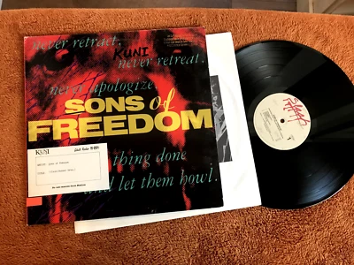 Sons of Freedom Self-Titled Heavy Rock Mona Lisa Slash 25755 1988 PROMO Vinyl LP - Image 1 of 2