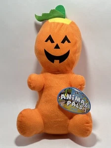 Happy Pumpkin Halloween Man 11” Plush - Picture 1 of 8