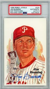Jim Bunning Signed Perez Steele - PSA DNA 9 - Picture 1 of 1