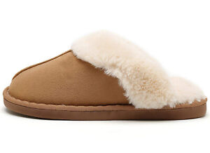 Women's Shoes Slide Slippers TPR rubber sole Coral velvet Fleece