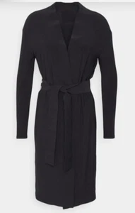 Max Mara Leisure Tesoro Longline Jersey Cardigan in Black XXL - Picture 1 of 5
