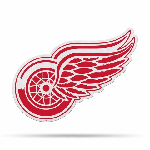 Detroit Red Wings 18"x18" Logo Felt Pennant [NEW] NHL Sign Banner Wall Cave Cover