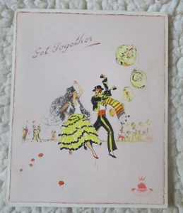 Vintage November 29, 1946 R.M.S. Queen Elizabeth "Get Together" Dinner Menu - Picture 1 of 3