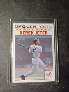 Derek Jeter 2002 Topps Heritage "New Age Performers" #NA-8