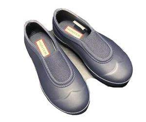NEU HUNTER Kinder blau matt Regen vorne elastisch rund wasserdicht Stiefeletten Gr. 7 - Bild 1 von 5