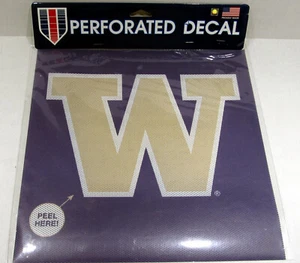 NCAA Washington Huskies 12"x12" Window Decal - Picture 1 of 2