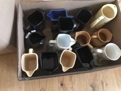 Pub jugs whiskey,bells,teachers,grouse,black bottle etc. Tobacco jugs also - Image 1 of 3