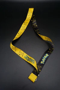 Pokémon Pikachu - Cordino - Nero e Giallo - Clip in Metallo - Chiusura in Plastica - Foto 1 di 3
