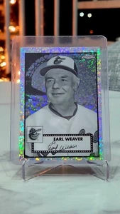 2021 Topps Chrome Platinum #667 Earl Weaver Baltimore Orioles HOF Diamond Auto - Picture 1 of 2