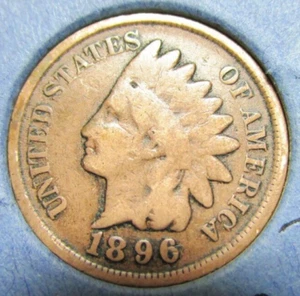 1896 Indian Head Cent 160-81A34 - Bild 1 von 2