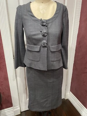 Rebecca Taylor Skirt Suit Jacket 4 Skirt 6 - Image 1 of 4
