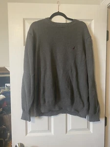 Nautica Gray Crewneck Sweater in XL - Picture 1 of 6