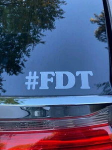 #FDT Sticker Trump Democrat Liberal Biden Sticker Decal Bumper - Picture 1 of 2