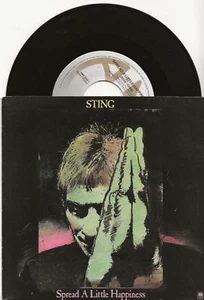 STING SPREAD A LITTLE HAPPINESS SINGLE FROM NETHERLANDS, MINT - Picture 1 of 2