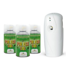 ????3 INSETTICIDA SPRAY ANTI ZANZARE MOSCHE PIRECO MASSIMA EFFICACIA CON DIFFUSORE