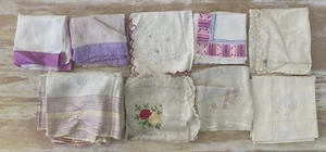 Antiguo lote de pañuelos de seda era de la Primera Guerra Mundial bordados recuerdo de Francia + otros - Imagen 1 de 20